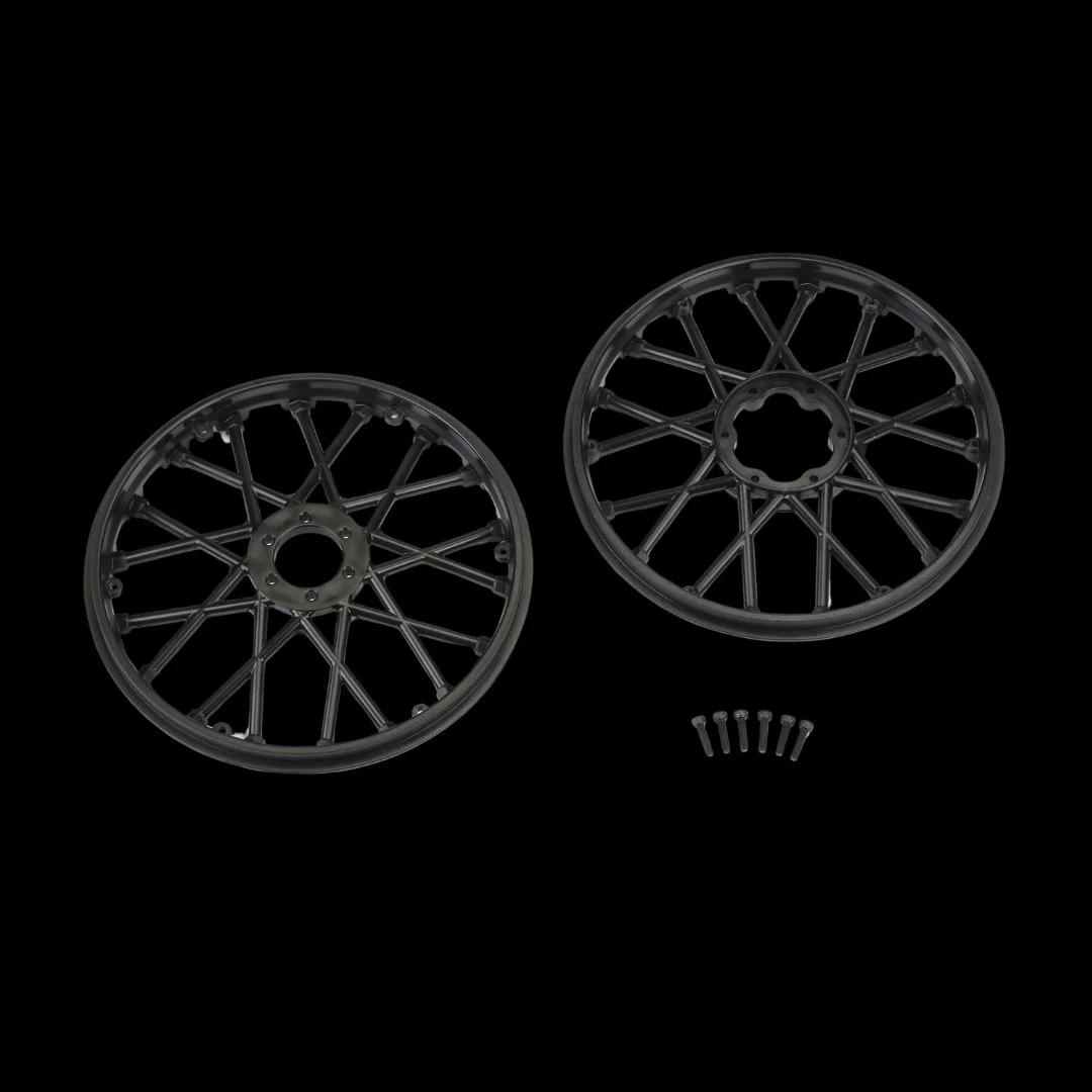 1/4 Bullyspoke V2 Bead Front Wheel Black: Promoto-MX - Image 4