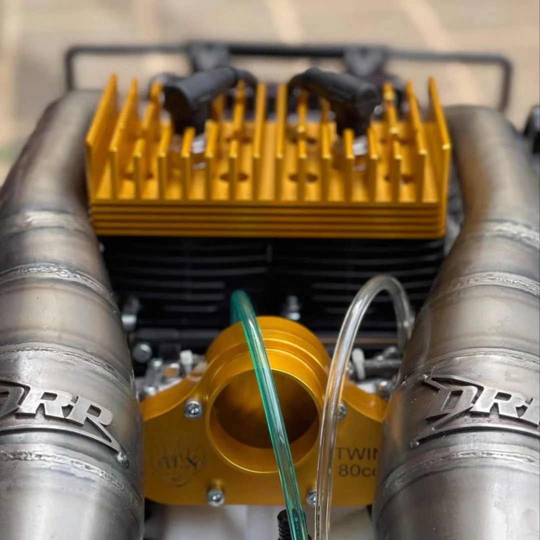 ALX Twin 80cc Full Engine Kit - Image 3