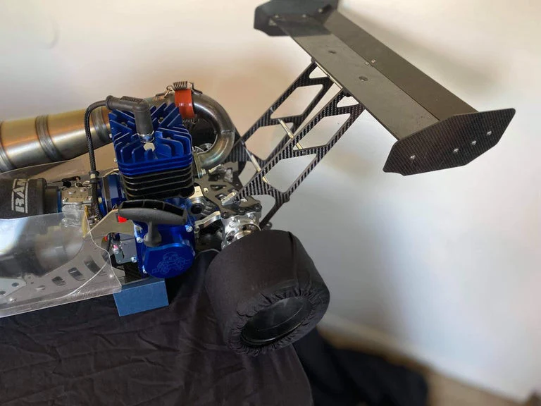 BONEHEAD Dragster Carbon Wing Supports - Image 2
