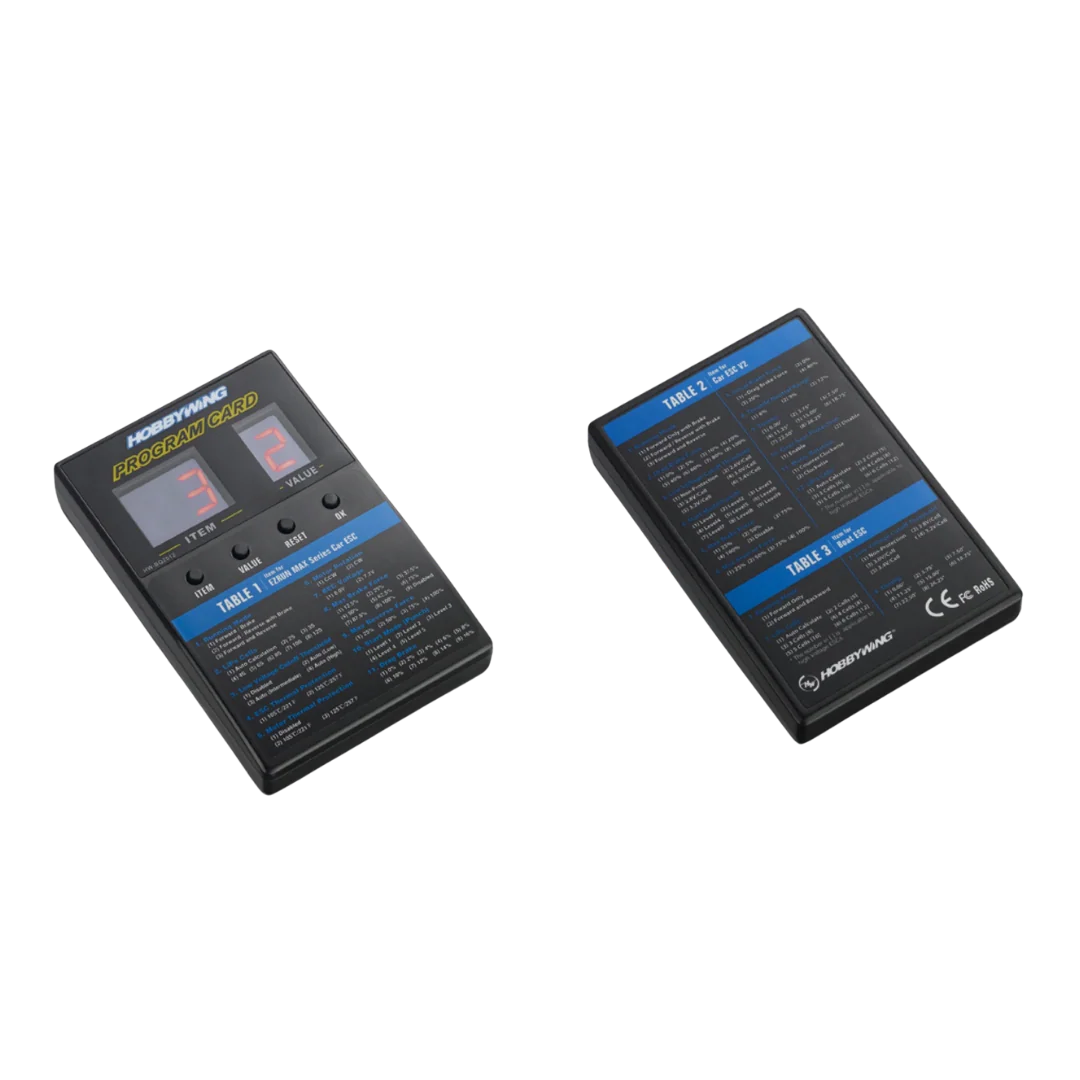 Hobbywing LED Program Card EZ Run ESC [HWI30501003] - Image 3