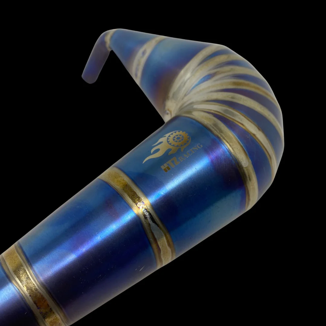 HTZ Racing Titanium Baja SX5/TSK 29-38cc Exhaust Pipe - Image 2