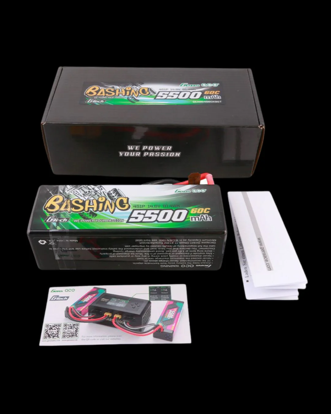 Li-Po Hard Case Battery G-Tech 4S 14.8V 5500mAh 60C [Redcat Vigilante etc] - Image 5