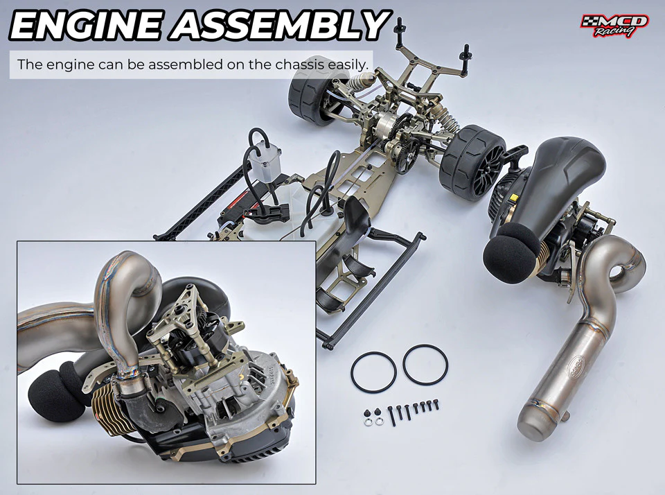 MCD DUOX 2WD Rolling Chassis with Hydraulic Differential & Airbox - Image 14