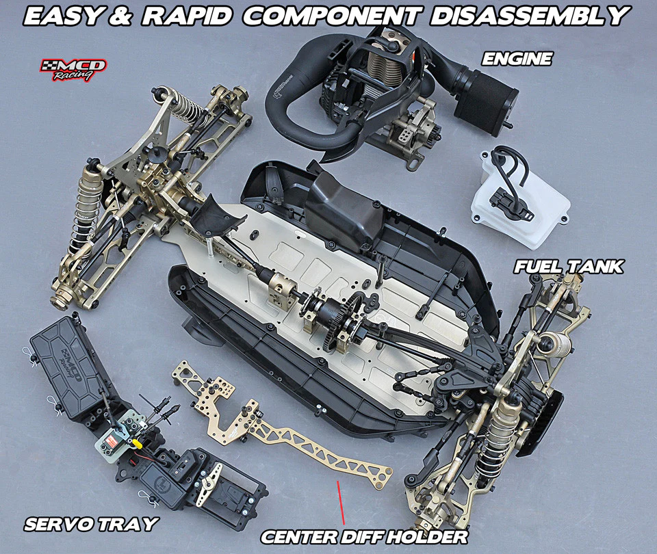 MCD RR5 Max Buggy FT-R Rolling Chassis - Image 3