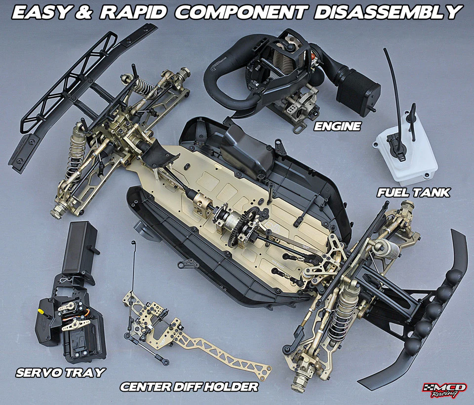 MCD W5 Max Short Course Truck Ultimate Rolling Chassis - Image 6
