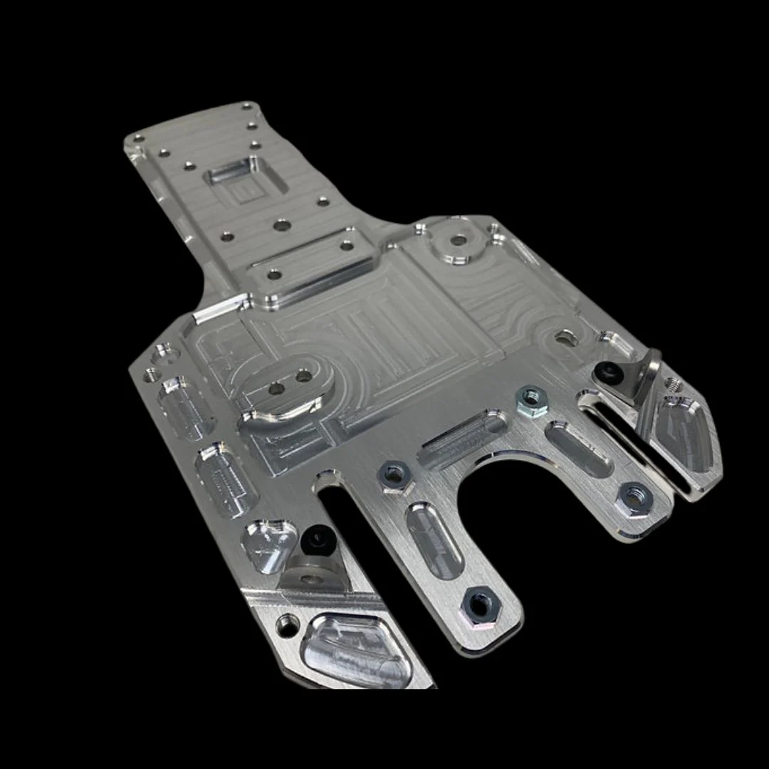 Modified RC BAJA Rear Chassis / Skid Plate Combo - Image 3