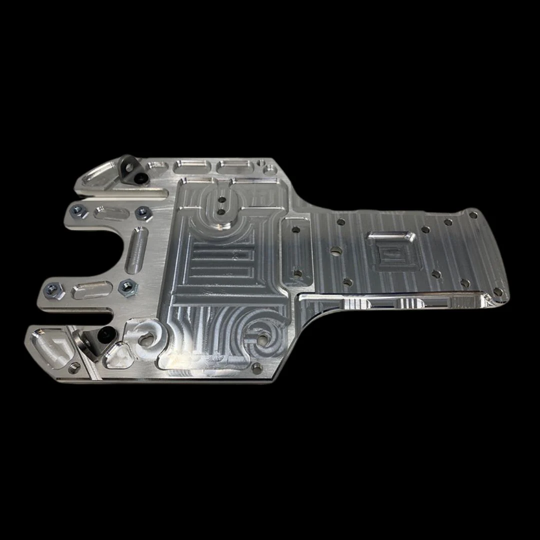 Modified RC BAJA Rear Chassis / Skid Plate Combo - Image 4