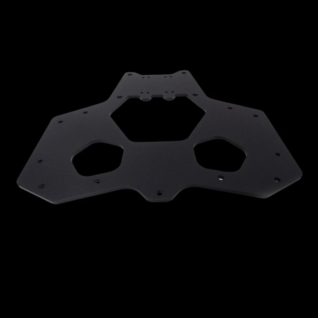 Primal RC V4 Aluminum Right Side Frame Plate (black) - Image 3