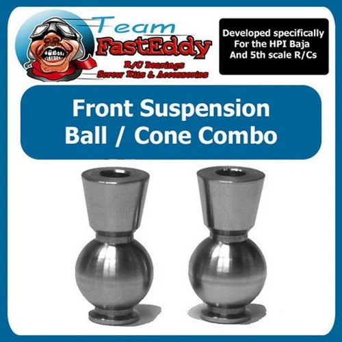 Team FastEddy Front Hub Ball/Cone Combo for HPI Baja 5b/5T - Image 2