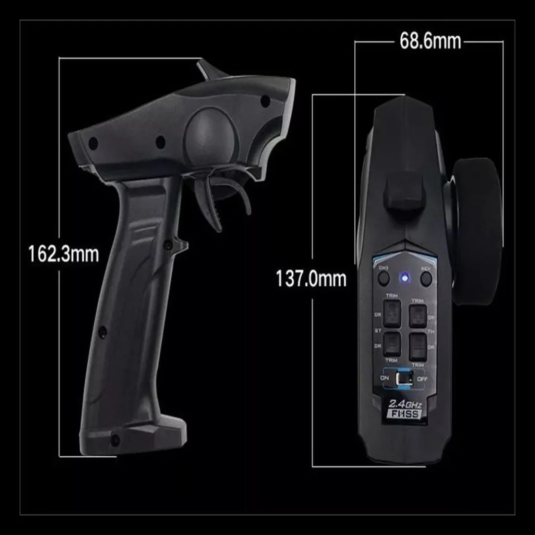 Turbo Racing 91803G-VT RC 2.4GHz 4CH Radio Transmitter Remote Controller - Image 4