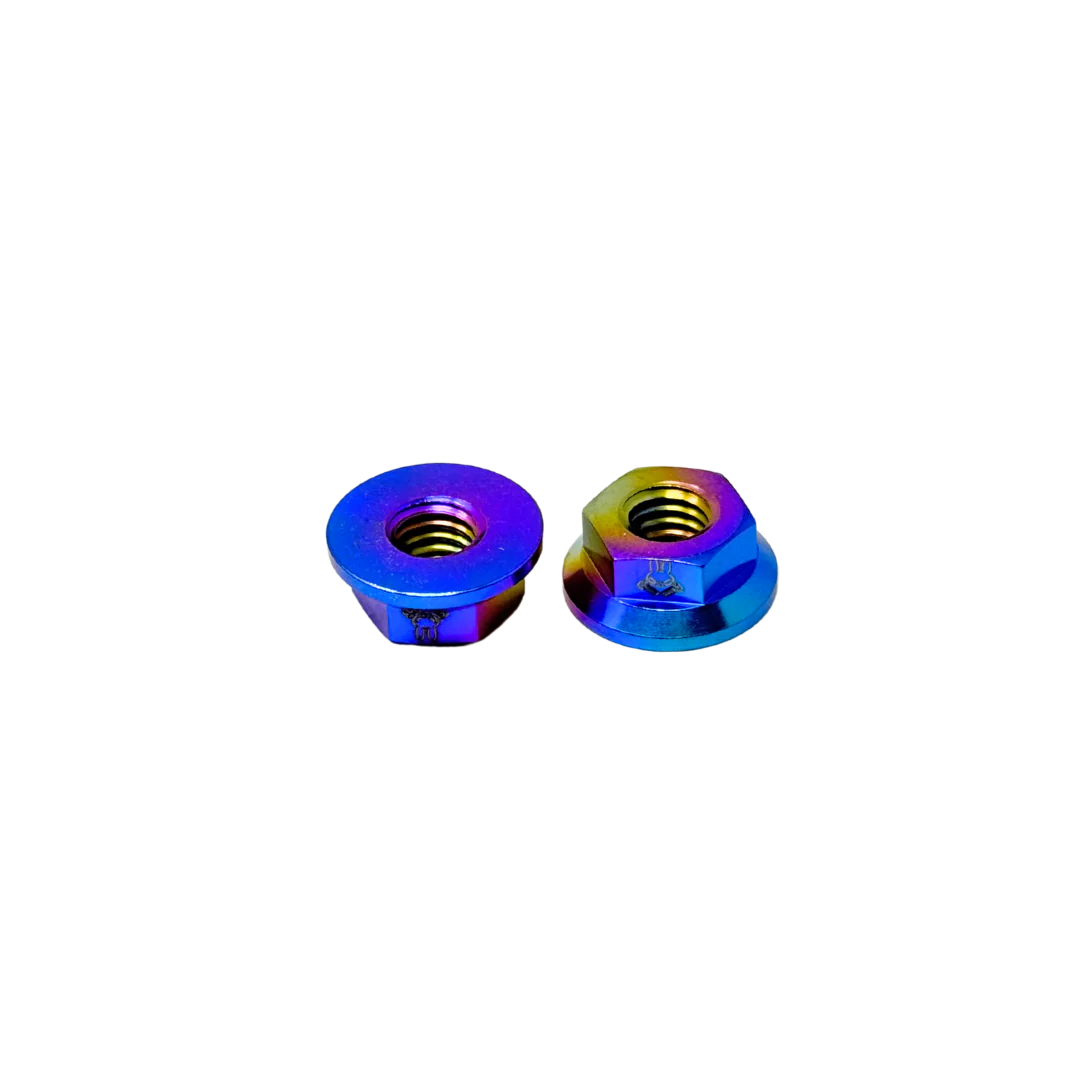 TZZ Titanium alloy Flanged Nut Set (2pcs) M4-M6 - Image 3