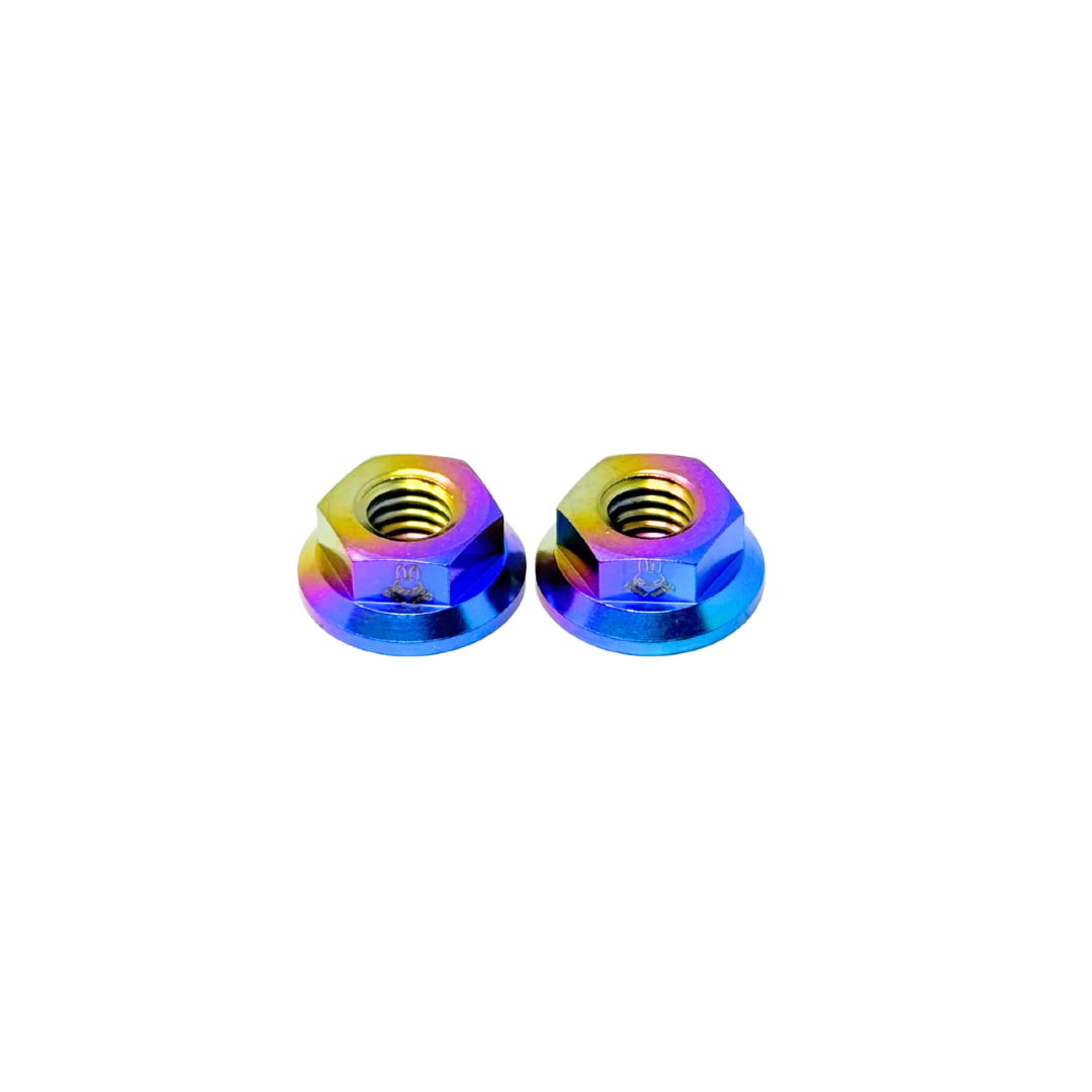 TZZ Titanium alloy Flanged Nut Set (2pcs) M4-M6 - Image 6