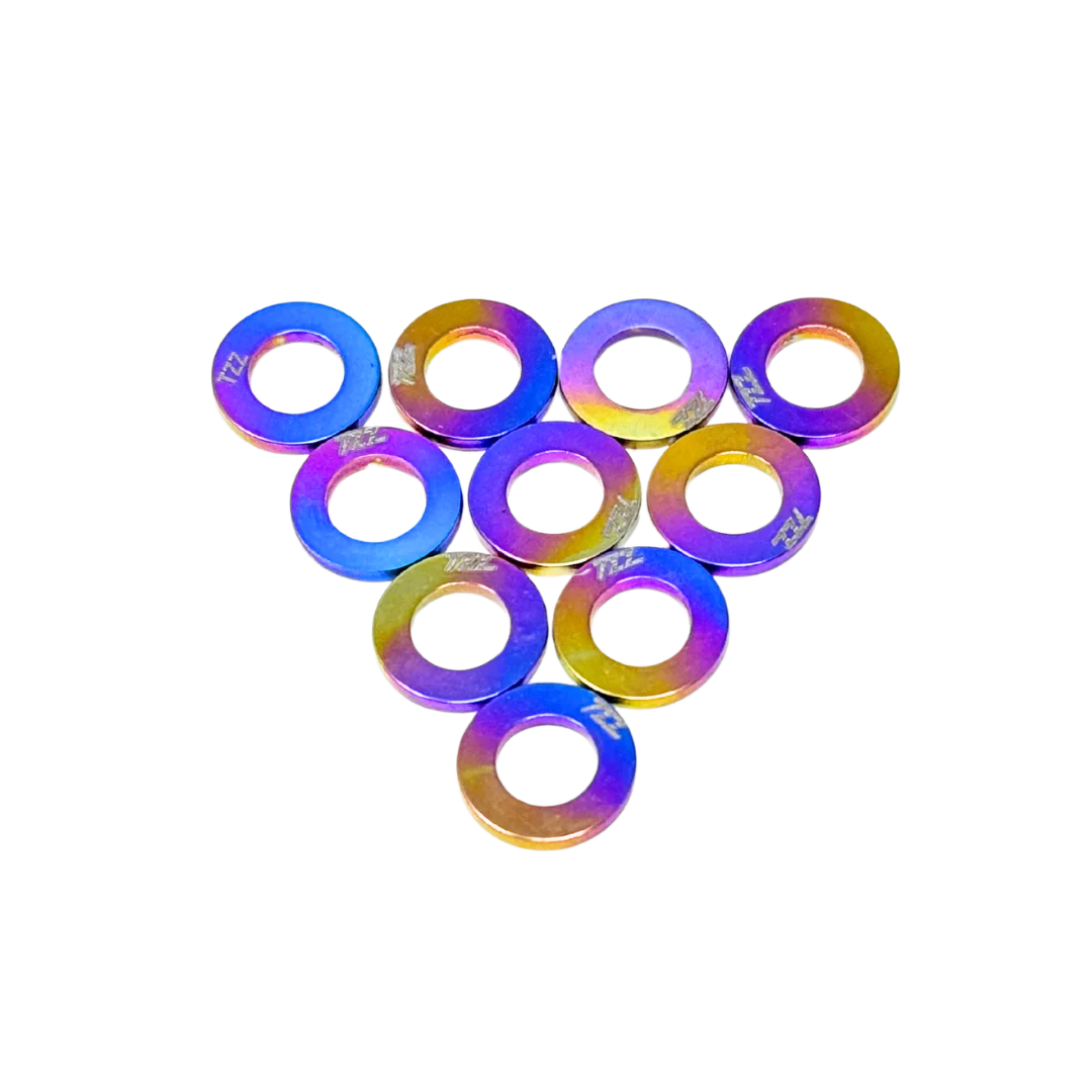 TZZ Titanium alloy Shim Rings Set (10pcs) M3-M6 - Image 4